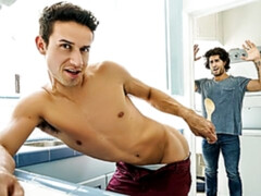 Diego Sans drilling Vinny Blackwood's butthole