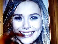 Ebony Cumgate smile Cumtribute for Elizabeth Olsen