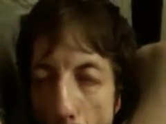 Fellating Pipe and Providing Feetjob to Ginger Homie