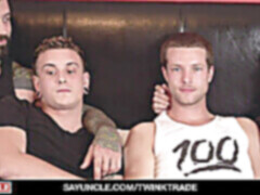 Boy blowjob, cazzo grosso, handbevrediging