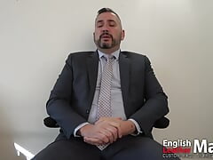 Boss in suit takes control of your cock for being a corporate grass PREVIEW