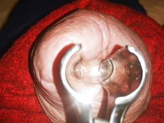 Speculum Inside My Cock Hole Made Me Cum
