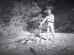 Fapping my dickie outdoor