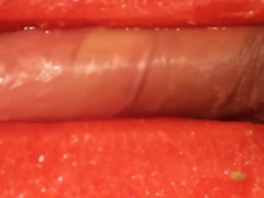 melon fuck - hot fruit fuck, cum with multiple shots