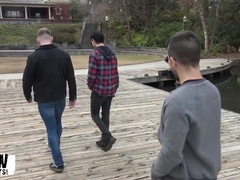 RawFuckBoys - lil Youngster Slurps Arse before being Pulverized by Muscled Teddy