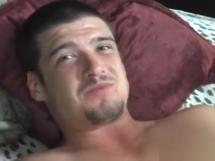 Nervous Straight Guy Fucks His Ass, Jerks Off Skeets and Eats