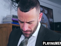 PlayingMen.com - Gustavo Cruz smashes Dani Robbles's greedy slot rigid