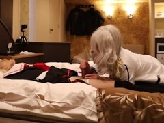 Amateur Asian CD Sucking Cock