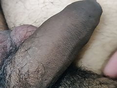 Pulling back of Indian dick