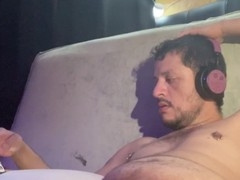 Solo Masturbation Session with Big Gay Daddy Latino Bear