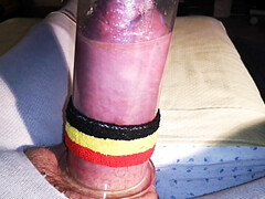 Wall 2wall pumping in huge tube