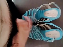 Cum on Blue Heel