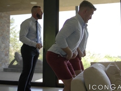 Nick Fitt and Michael Bostons offer their ass to Adam Gray to get straight A