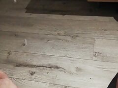 Jacking off and cumming hard