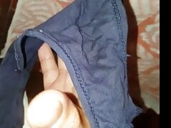 Masturbating with my sister-in-law's panties