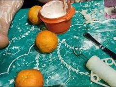 PRIOR ABANDONED DUO IN BATTY MAN JOY WITH FOOD