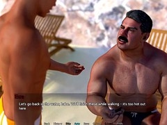 Hairy gay men, hunk blowjob, unshaved