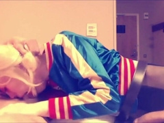 Harley Quinn Crossdresser Blowjob and Swallow