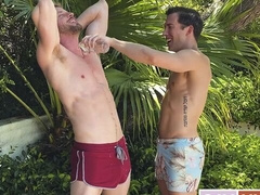 Interracial stepfamily sex with Isaac Parker and Johnny Ford