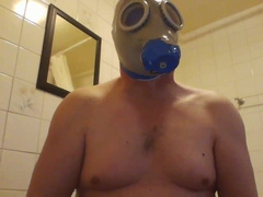 gag smoke, and duct gauze face