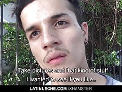 LatinLeche - Boy Convinced to Suck Dick on Film