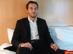 He is str8, it's not faux and he let us to jack his ample dinky!! Jerem