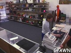 Fag heads hard-core in the store