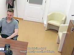 In The Interview, He Drops His Clothes On The Floor And Surprises Him With His Huge Boner - BigStr