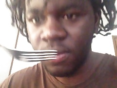 sloppy spit in my mouth...