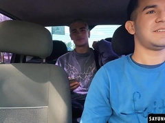 Edipo Rey got into the wrong ride and got fucked Leo Blue fat dick