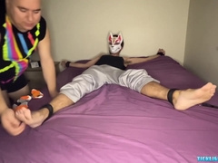 Chubby Bear Endures Rough Tickling