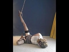Office Sissy in Bondage and Pluged