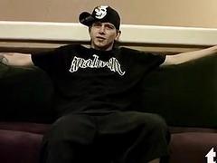 Yummy babe is about to cum on his pretty toes