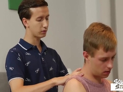 Twink Massaged By - Corey Law And Gregor Gilead