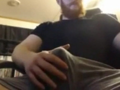 Beefy big ginger bear cums hard 5