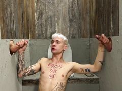 #257 Twink sucked and fucked in the ass by two strangers in holes in the wall