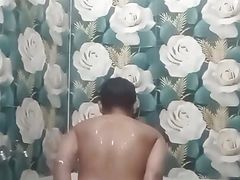 Bath anal dildo sex   ass fuck