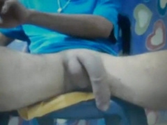 Fat Beefstick Mexican Amateur Shoots a Mighty Fountain