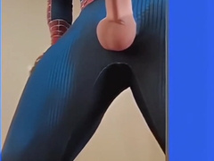 Costume play Spiderman's IMMENSE FUCK-STICK and ENORMOUS POPSHOT Spidey's Adventures Gig 1