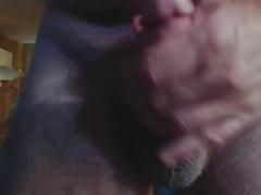 Redneck dad Leroy jerks for the webcam