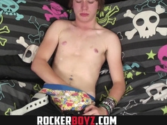 Rocker Boyz - Ginormous Uncircumcised English Fellow Milks Off