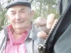 Grandpa in park