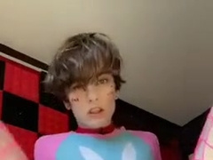 Lil Lad Femboy Gets Large Pipe in his Vagina