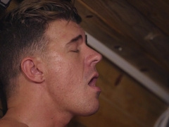 Nude lads fuck in the back of the van during intense webcam sensations