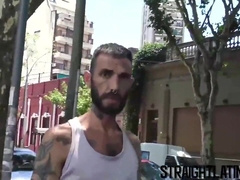 Crazy bearded Latino getting humid boned POINT OF VIEW fashion