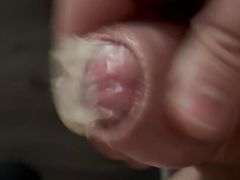 Injected into a condom for the second time