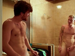 Stating in the shower and ending fucking in the bedroom