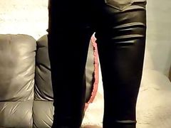 CD In Tease Video Leather Pants