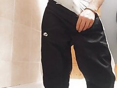 Scallyoscar Pissing in me trackies and spraying in my mouth