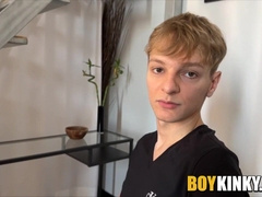 Cock hungry Rick Lovatelli is excited about a double penetration from two hunks